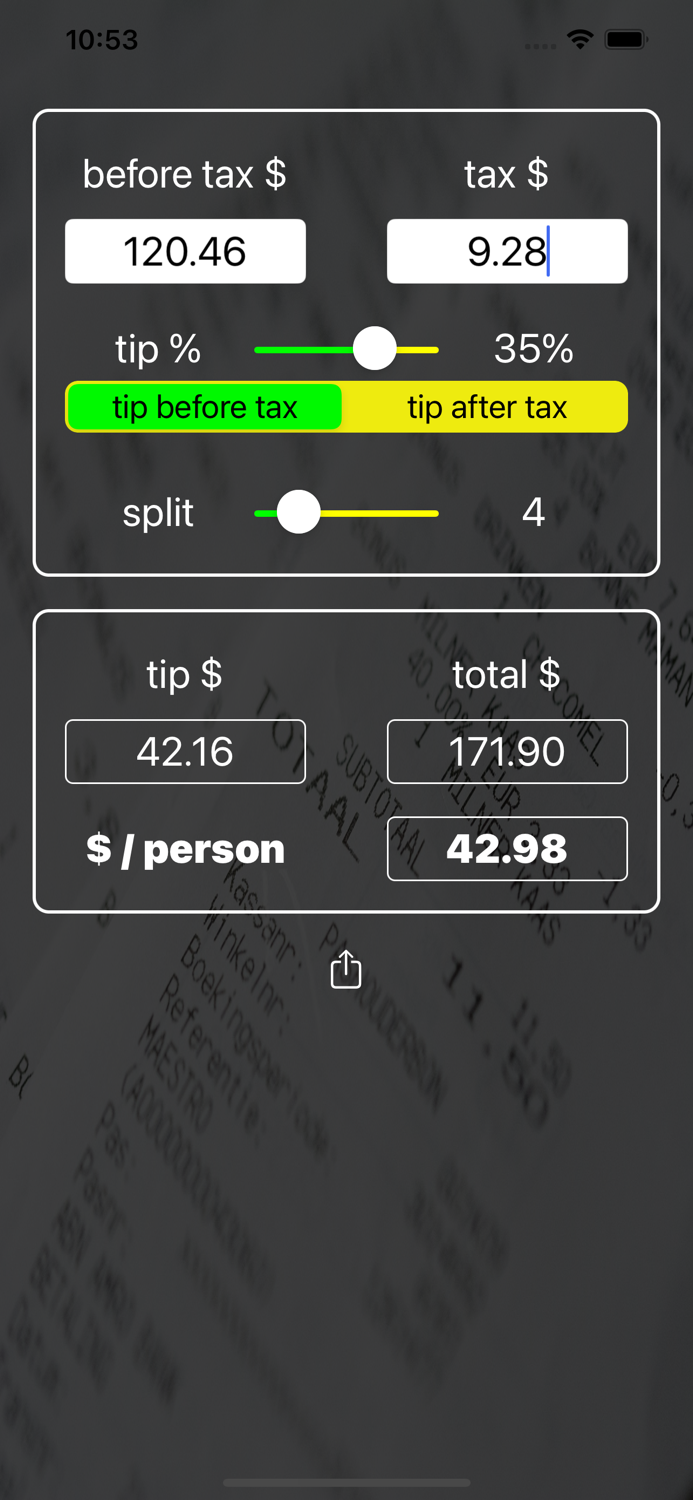 Handy Tip Calculator
