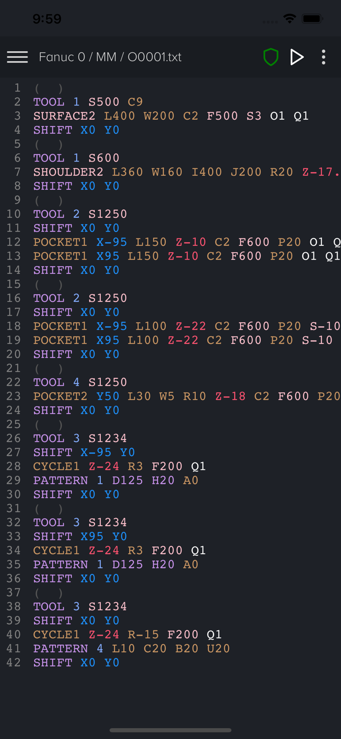 Macro Simulator CNC Conv