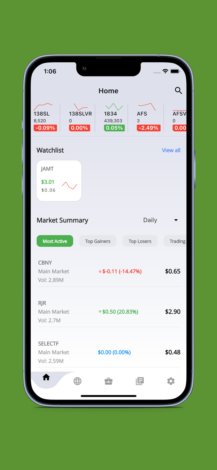 JSA - Jamaica Stocks App