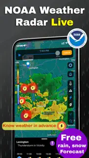 noaa weather radar & alert iphone screenshot 1