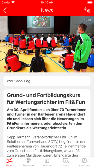 Solothurner Turnverband SOTV Screenshot