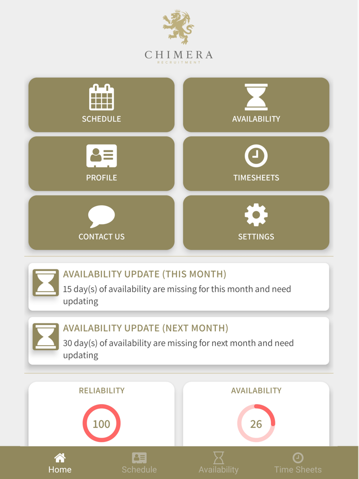 Chimera Recruitment Portal