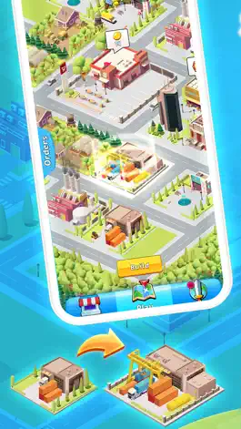 Game screenshot Merge Delivery - Build A City apk