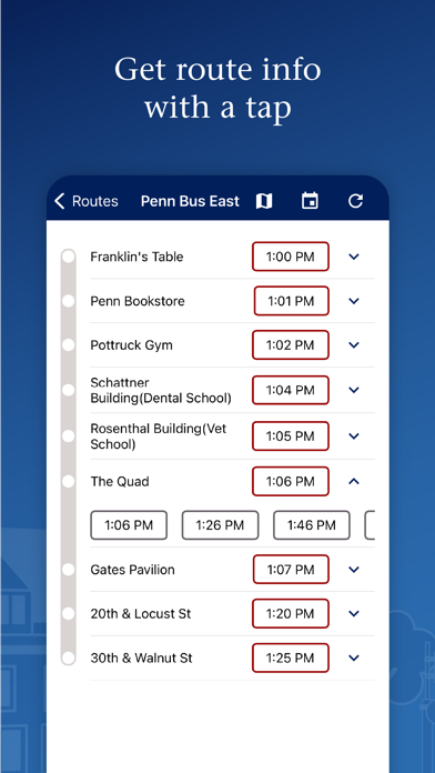 PennTransit Mobile Screenshot