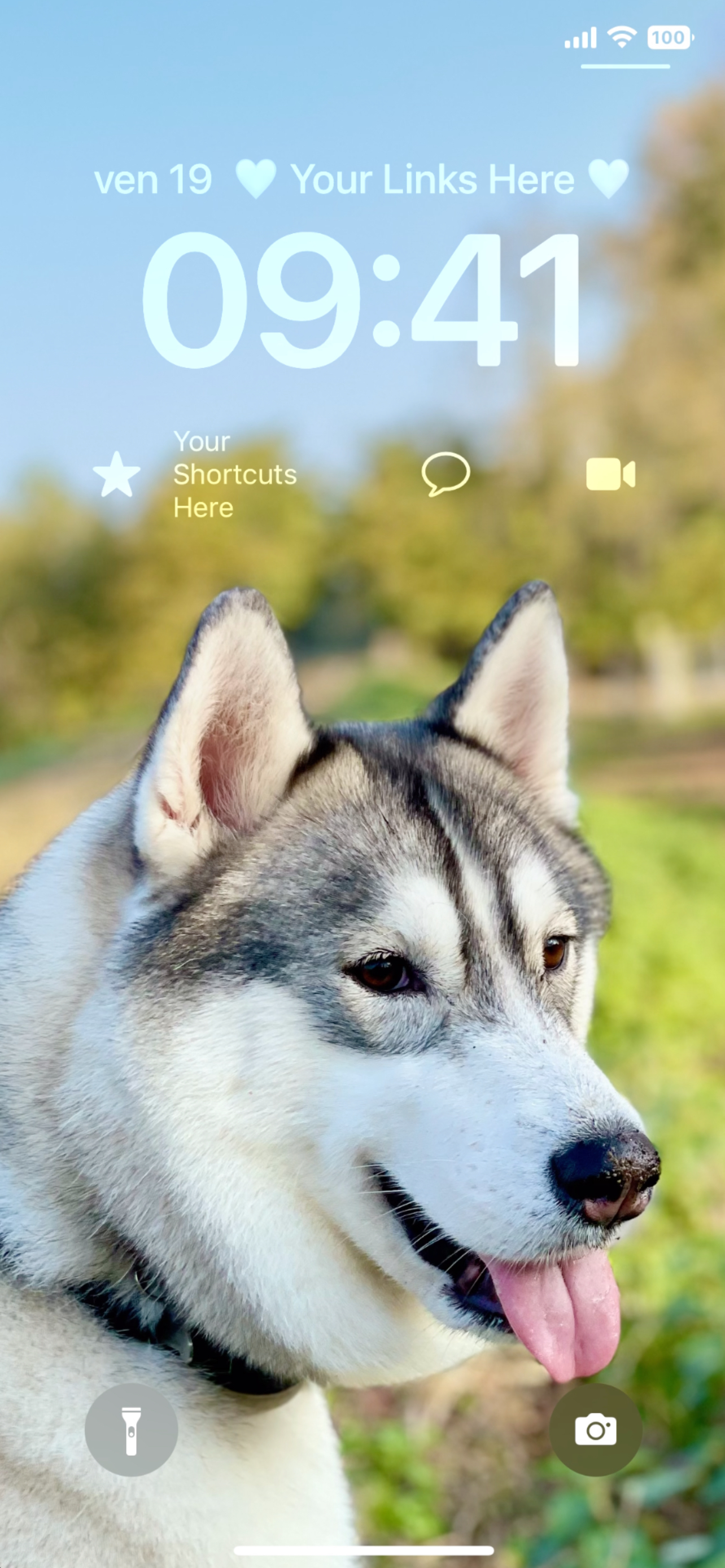 Link HUB Lock Screen Widgets