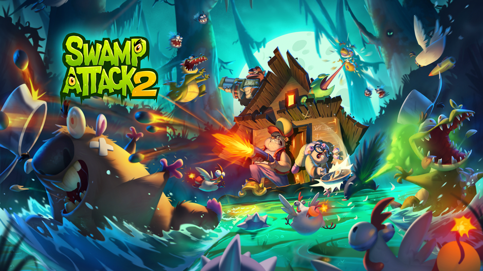 #6. Swamp Attack 2 (iOS) 来自: Moving Eye