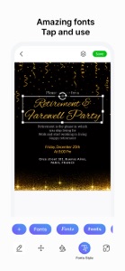 Party Invite Card Maker screenshot #7 for iPhone