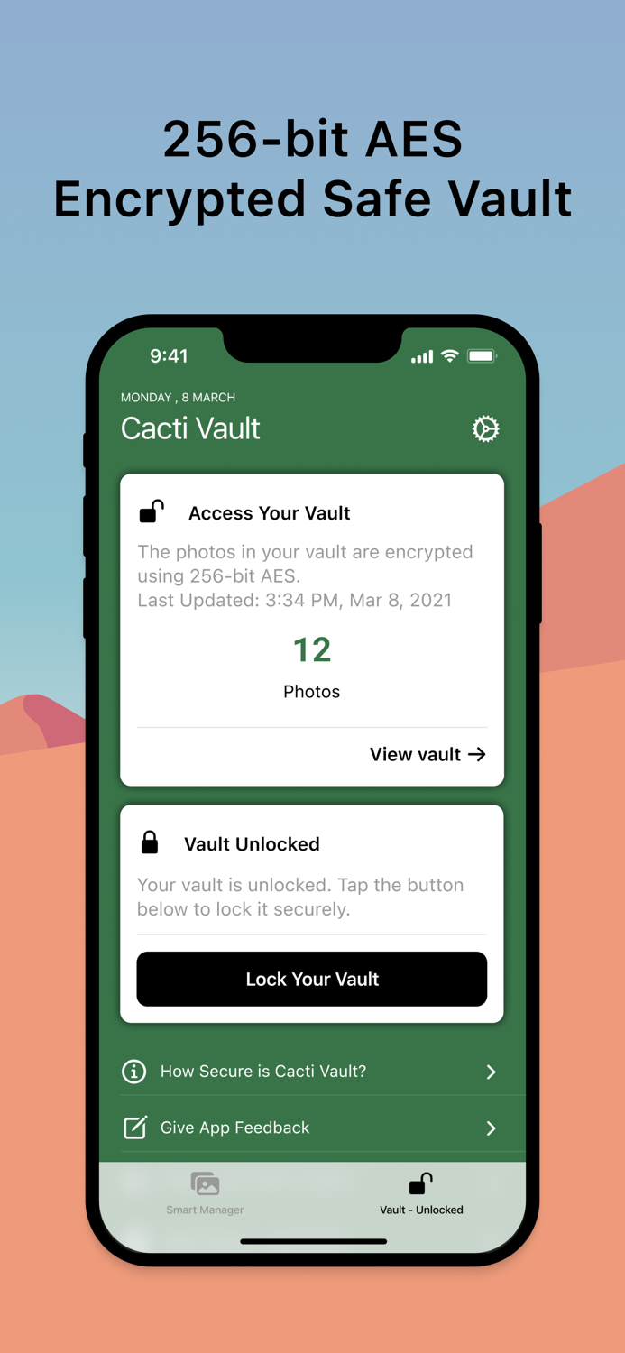 Cacti AI-Powered Photo Vault