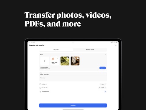 WeTransfer: Transfer Filesのおすすめ画像2