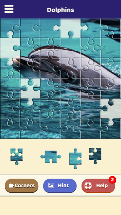 Dolphin Love Puzzle Screenshot
