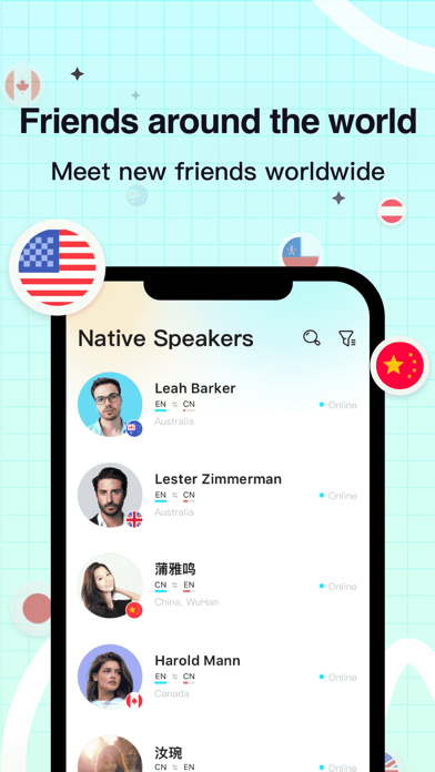 YeeTalk - Chat, Talk & Learn Screenshot