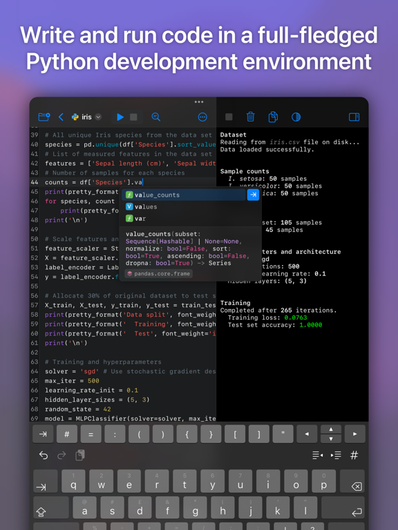 Screenshot #4 pour Juno – Python and Jupyter