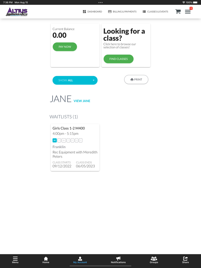 Altius Gymnastics Academy