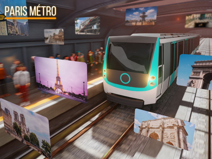 Paris Métro Subway Driving