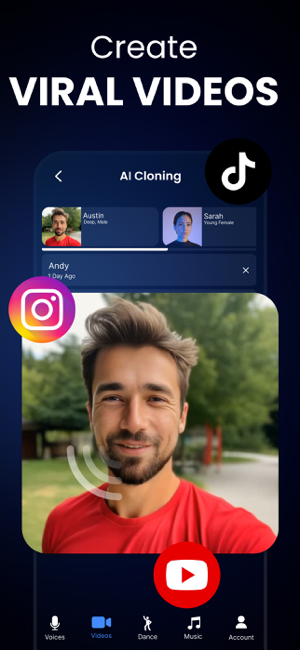 ‎Voice & Face Cloning: Clony AI Capture d'écran