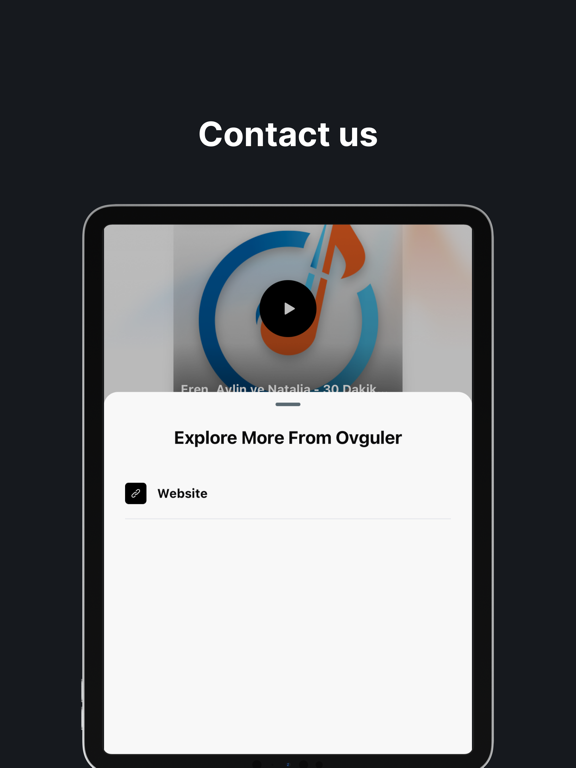 Ovguler iPad screenshot 3 - Music app