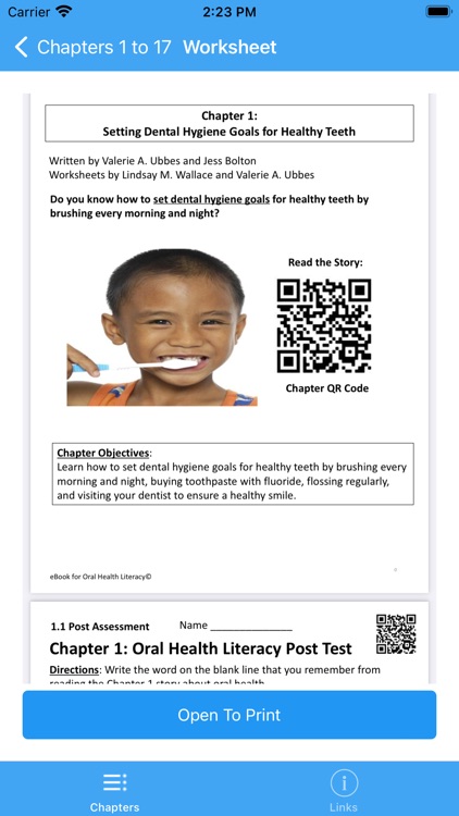 eBook for Oral Health Literacy