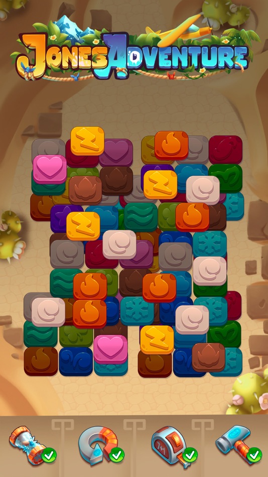 #6. Jones Tile Match Adventure (iOS) 由: Pulse8 LLC-FZ
