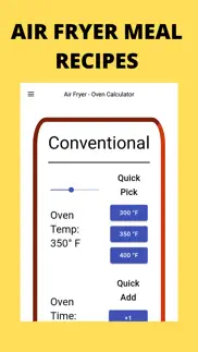 air fryer meal recipes app iphone screenshot 2