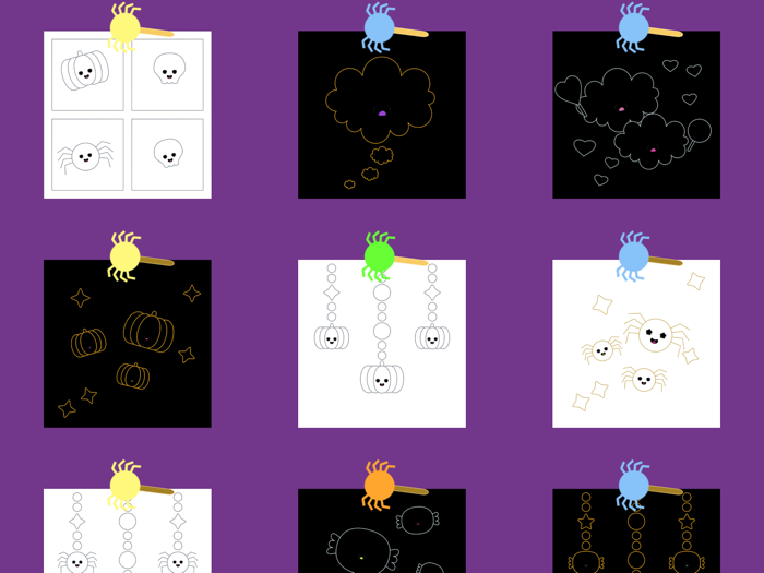 Halloween Coloring Kid Toddler