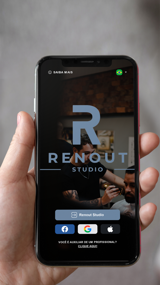 #1. Barbearia Renout Studio (iOS) Podle: Mmtools Consultoria e Projetos De Informatica Ltda - ME
