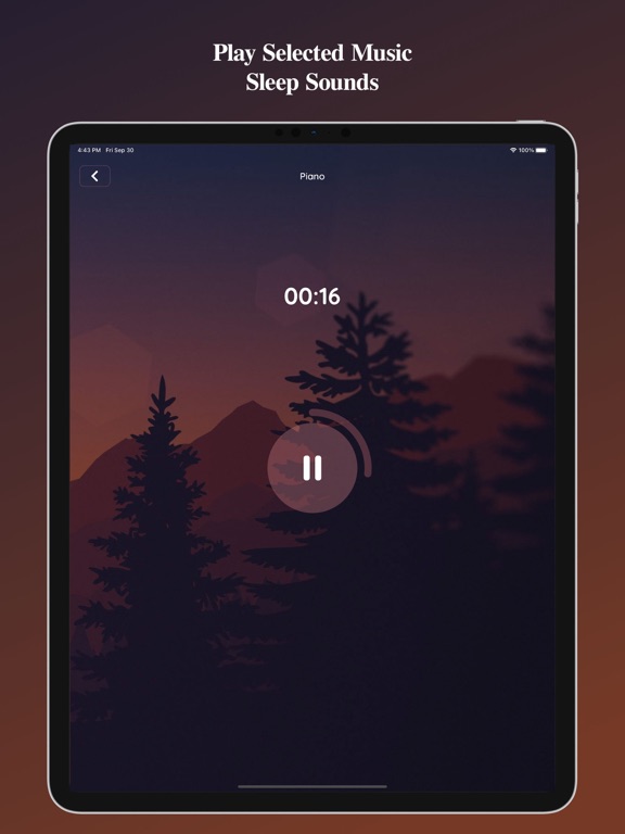 Sleep Sounds and Meditations iPad screenshot 7 - Health & Fitness app