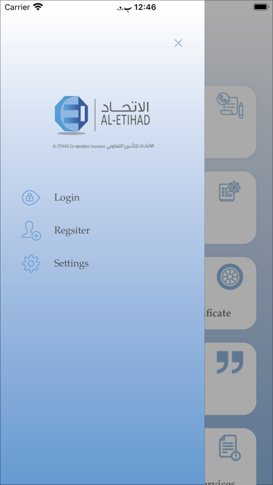 AL-ETIHAD INSURANCE Screenshot