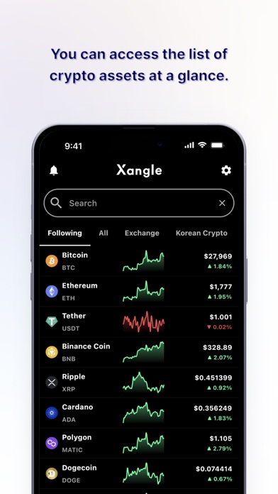 Xangle: Web3 Data Intelligence Screenshot