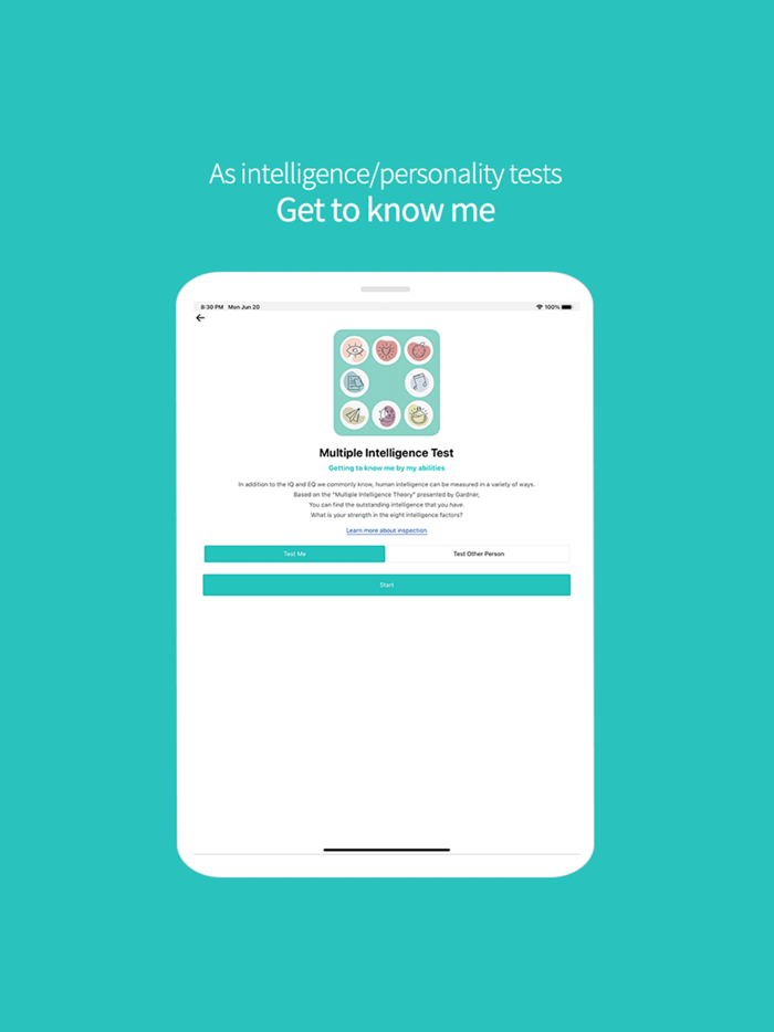 Test Me - personality tests