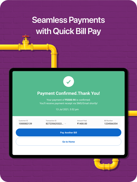 My AdaniGas iPad screenshot 6 - Utilities app