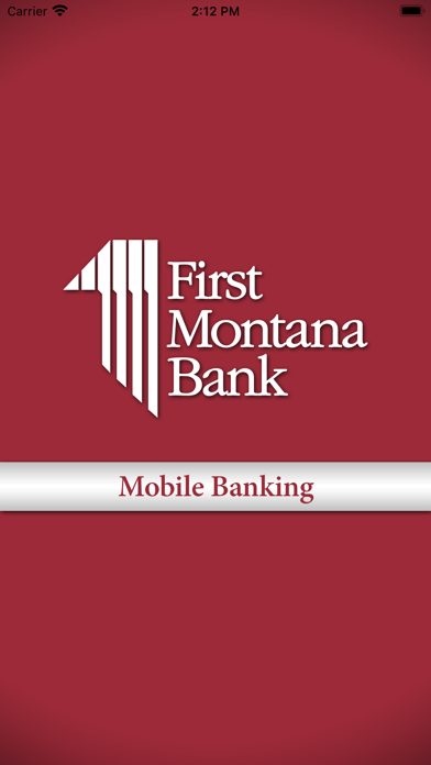 First Montana Bank Screenshot