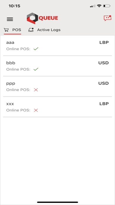 QUEUE Accounting Screenshot