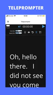 teleprompter for video app iphone screenshot 2