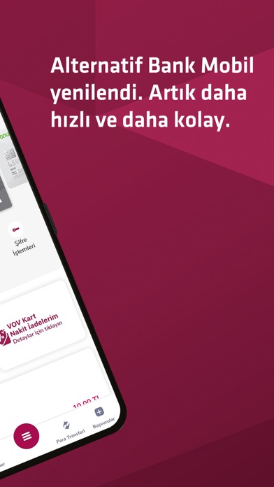 Alternatif Bank Mobile Screenshot