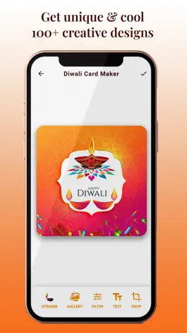 Game screenshot Diwali Card Maker apk