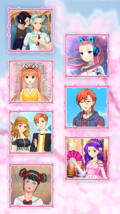 Anime Dress Up Girl Games Screenshot