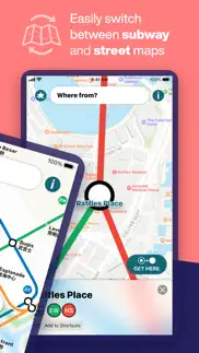 singapore metro map & planner iphone screenshot 2
