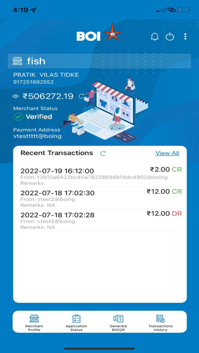 BOI BIZ Pay Screenshot
