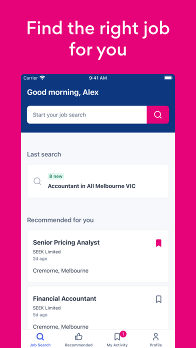 SEEK Jobs - Job Searchのおすすめ画像1