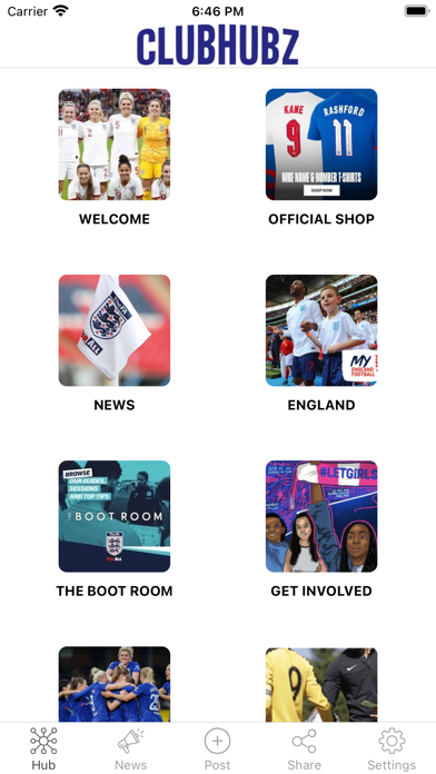 ClubHubz Football Screenshot