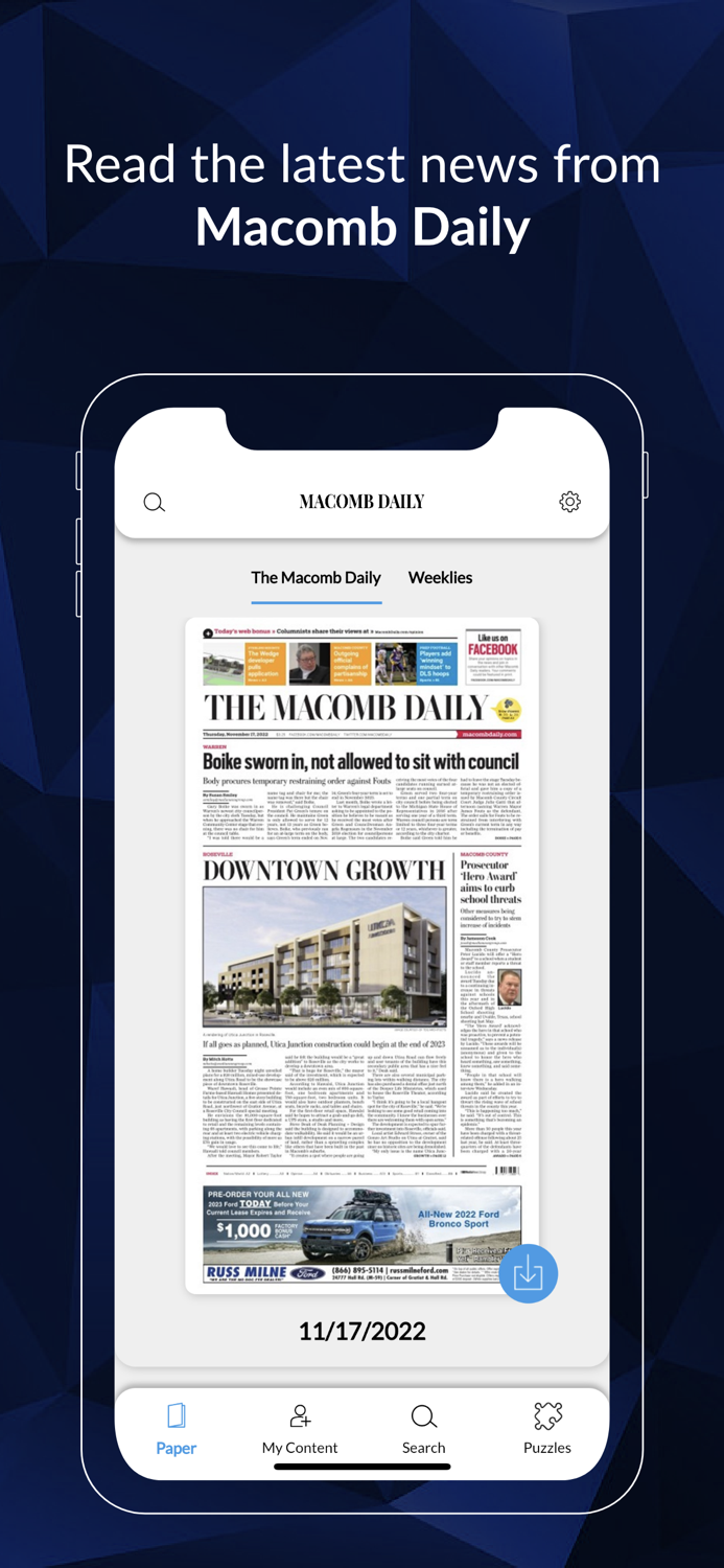 The Macomb Daily eEdition