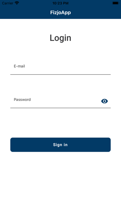 FizjoApp Screenshot