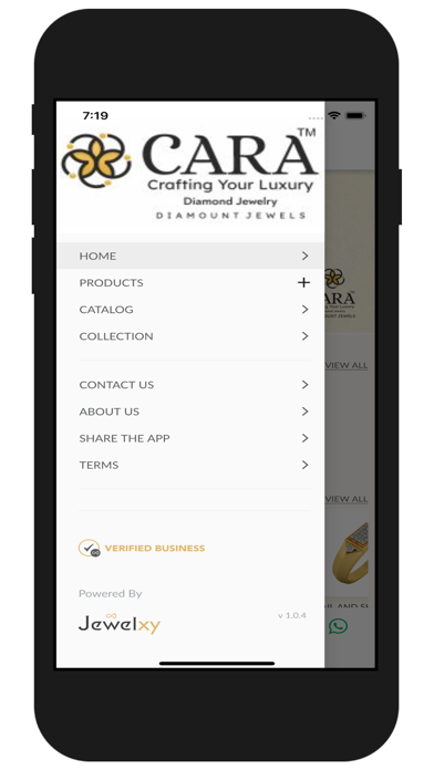 Cara Diamonds - Jewellery App Screenshot