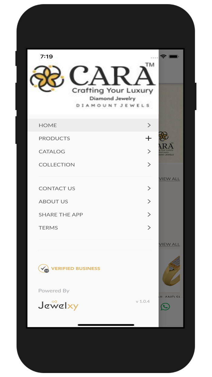 Cara Diamonds - Jewellery App