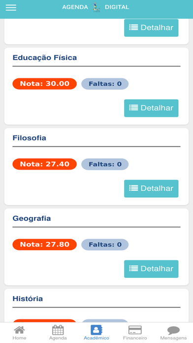 Agenda Escola Liber Screenshot