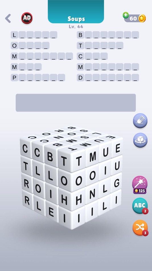 #3. Word Cubes! (iOS) 由: Fatih Seyhan Eser
