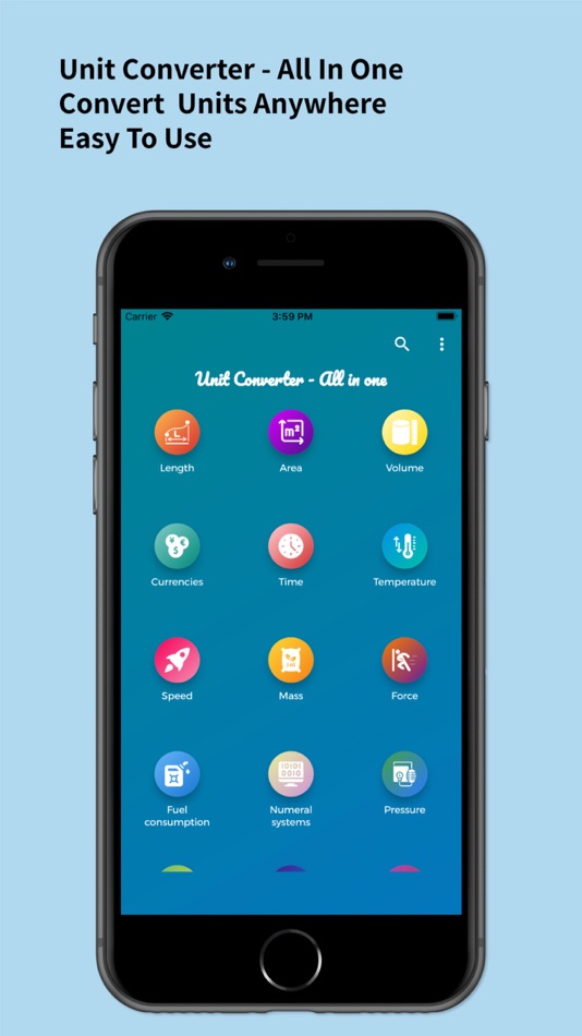 #1. Unit Converter: All in one (iOS) 由: EQUITYSOFT TECHNOLOGIES PRIVATE LIMITED