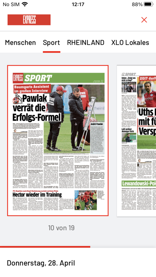 #6. EXPRESS E-Paper (iOS) 由: DuMont Mediengruppe GmbH & Co. KG