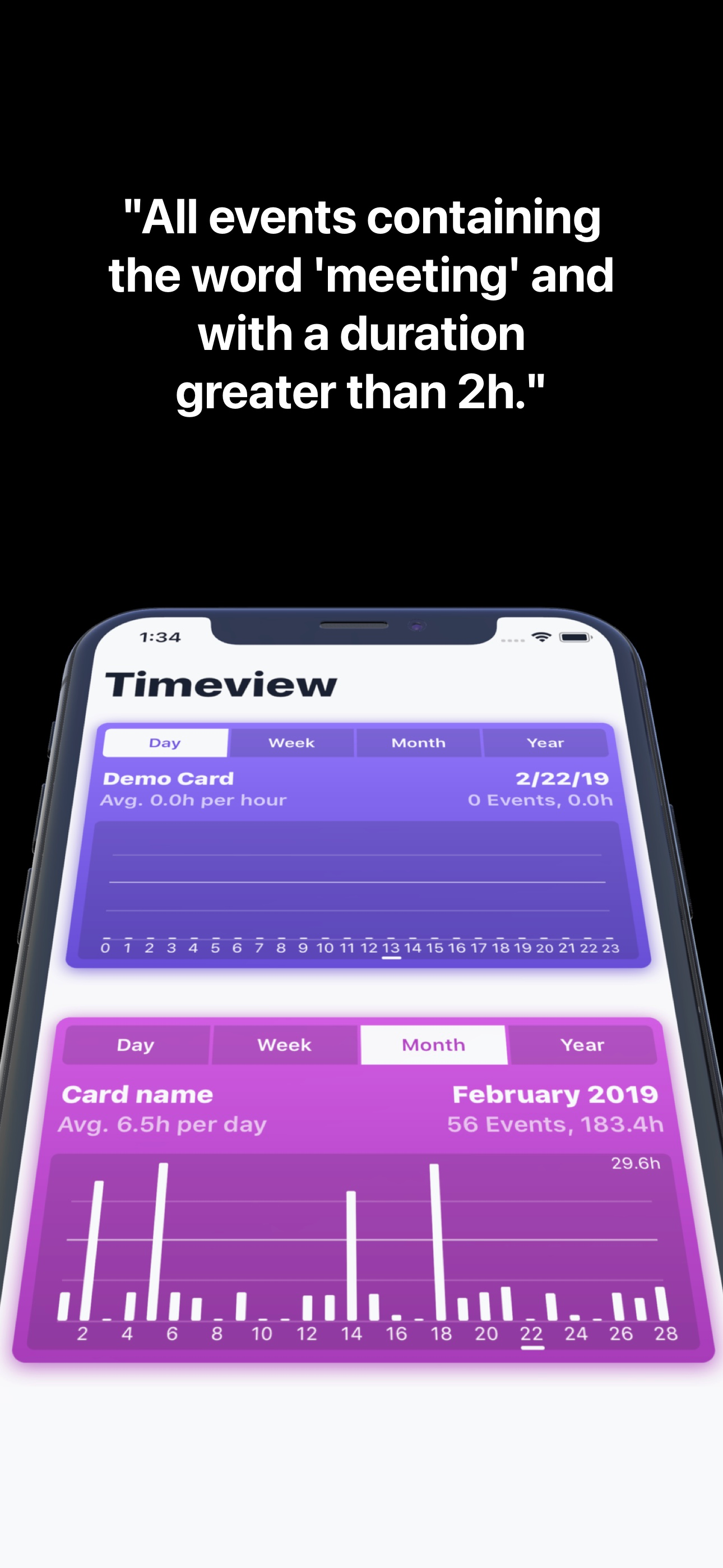 Timeview - Calendar Statistics