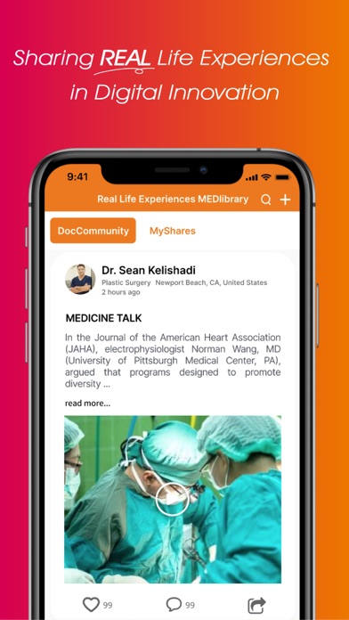 AMPdr DigitalHealth Innovation Screenshot